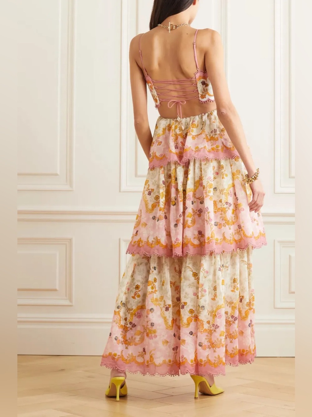 Zimmermann Laurel Frill Maxi Dress AU 2. - Picture 2 of 9